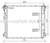 AVA QUALITY COOLING DW2124 Radiator, engine cooling